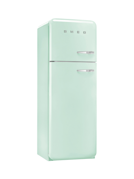 Smeg FAB30L Freestanding 80/20 Fridge Freezer - view 2, Pastel Green