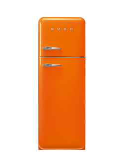 Smeg FAB30 Freestanding 80/20 Fridge Freezer, Orange
