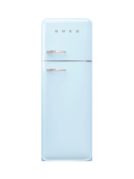 Smeg FAB30 Freestanding 80/20 Fridge Freezer, Pastel Blue