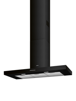 Smeg KBT110BL 100cm Chimney Cooker Hood, Black - view 2, Black