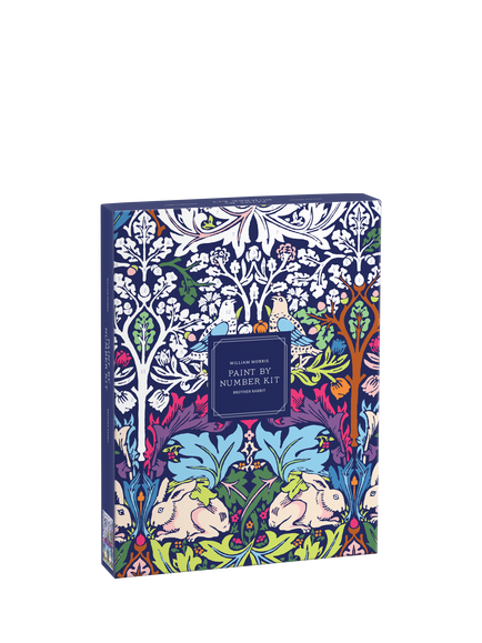 Galison William Morris Rabbit Paint by Numbers Kit - view 2, Multi
