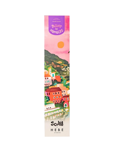 Sculpd Amalfi Sunset Paint By Numbers Kit - view 2, Multi