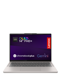 Lenovo Chromebook 14M9610 Laptop, MediaTek Processor, 16GB RAM, 256GB, 14” WUXGA, SeaShell, Seashell