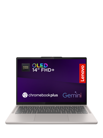 Lenovo Chromebook 14M9610 Laptop, MediaTek Processor, 16GB RAM, 256GB, 14” WUXGA, SeaShell, Seashell