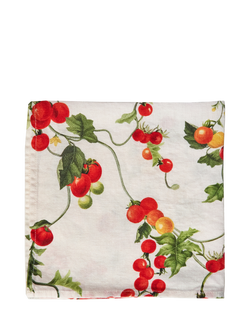 By Hope Pomodoro Linen Napkin, Red/Multi, Red Multi