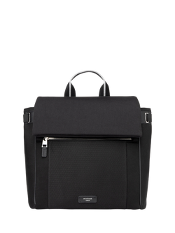 Storksak St James Scuba Changing Bag, Black/Silver, Black/Silver