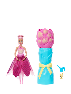 Barbie Petal POP Reveal Pink Tulip Scented Doll, Multi