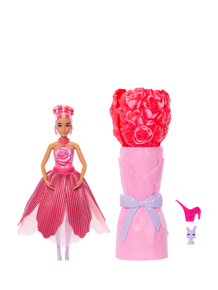 Barbie Petal POP Reveal Red Rose Scented Doll, Multi