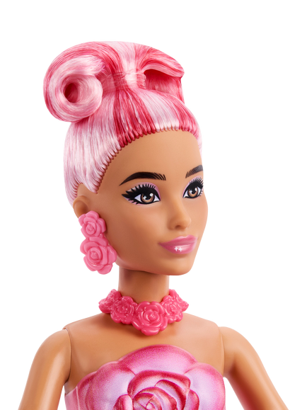 Barbie Petal POP Reveal Red Rose Scented Doll - view 2, Multi