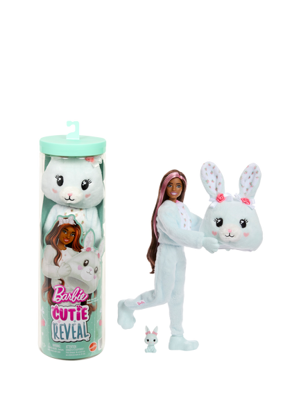 Barbie Cutie Reveal Sweet Bows Mint Bunny Doll, Multi