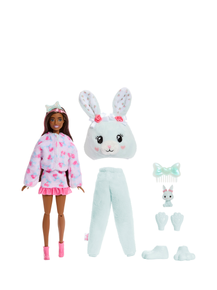 Barbie Cutie Reveal Sweet Bows Mint Bunny Doll - view 2, Multi