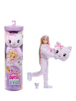 Barbie Cutie Reveal Sweet Bows Purple Kitten - view 2, Multi