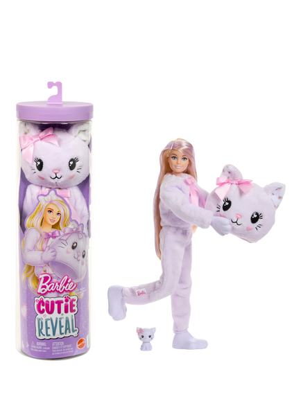 Barbie Cutie Reveal Sweet Bows Purple Kitten - view 2, Multi