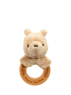 Winnie the Pooh Always & Forever Wooden Ring Rattle, Multi
