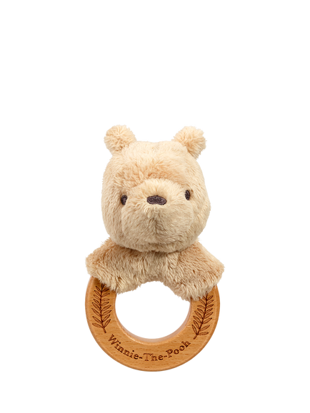 Winnie the Pooh Always & Forever Wooden Ring Rattle, Multi