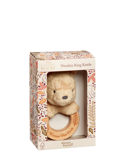 Winnie the Pooh Always & Forever Wooden Ring Rattle - view 2, Multi