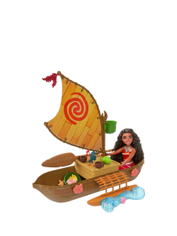 Disney Moana Ocean Voyager Canoe Playset, Multi