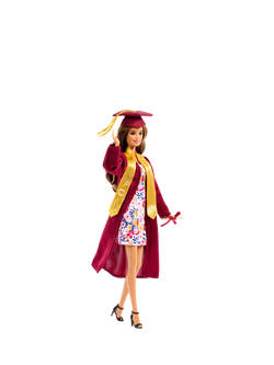 Barbie Graduation Wishes Doll - view 2, Multi