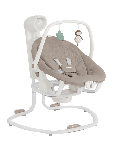 Joie Baby Serina 2 in 1 Swing and Rocker, Strata Dune Wood, Strata Dune Wood