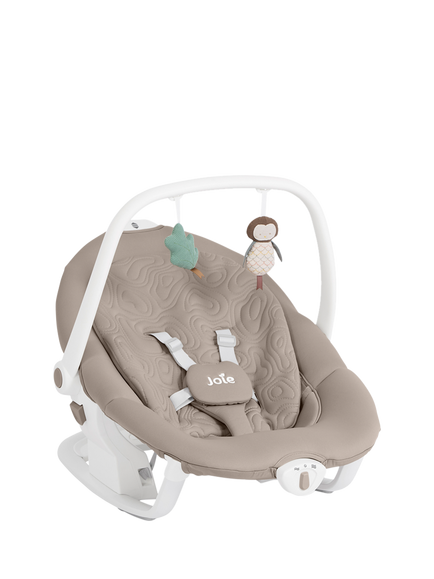 Joie Baby Serina 2 in 1 Swing and Rocker, Strata Dune Wood - view 2, Strata Dune Wood