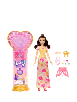 Disney Princess Jewel Reveal Belle Doll, Multi