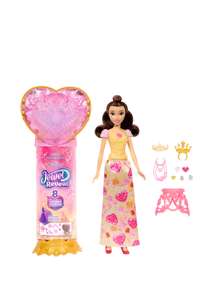 Disney Princess Jewel Reveal Belle Doll, Multi