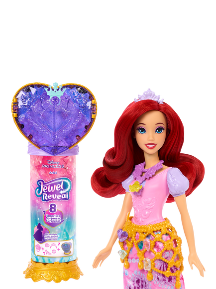 Disney Princess Jewel Reveal Ariel Doll - view 2, Multi