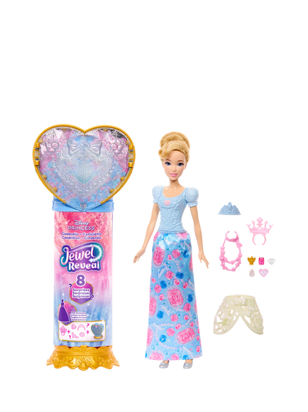Disney Princess Jewel Reveal Cinderella Doll, Multi