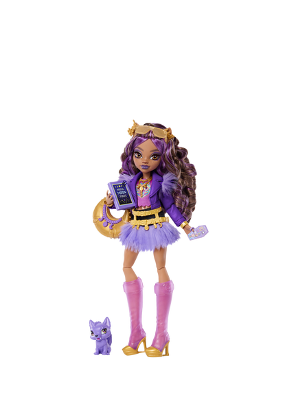 Monster High Clawdeen Wolf Doll with Crescent - view 2, Multi