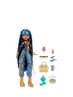 Monster High Cleo De Nile Doll with Hissette, Multi