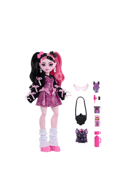 Monster High Draculaura Doll with Count Fabulous, Multi