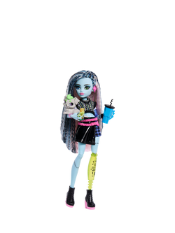 Monster High Frankie Stein Doll with Watzie, Multi