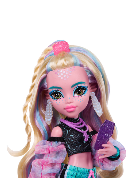 Monster High Lagoona Blue Doll with Neptuna, Multi