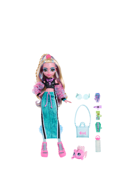 Monster High Lagoona Blue Doll with Neptuna - view 2, Multi