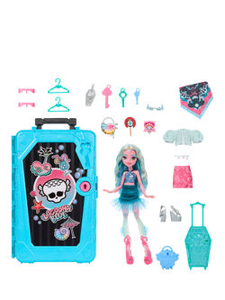 Monster High Skulltimate Secrets Destination: Gore-geous Oasis Lagoona Blue Doll, Multi