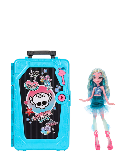 Monster High Skulltimate Secrets Destination: Gore-geous Oasis Lagoona Blue Doll - view 2, Multi