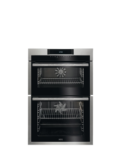 AEG OUTLET DCE731110M Built In Electric Double Oven, Like New, Stainless Steel, Stainless Steel