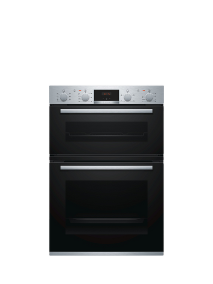 Bosch OUTLET Series 4 MBS533BS0B Built In Electric Double Oven, Like New, Stainless Steel, Stainless Steel