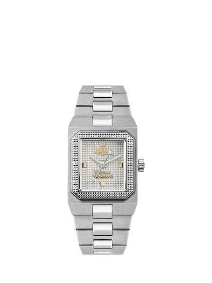 Vivienne Westwood VV333LGYSL Women's Brunswick Bracelet Strap Watch, Light Grey, Light Grey