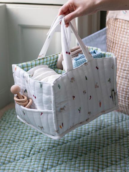 Avery Row Baby Changing Caddy. Little Farm - view 2, Little Farm
