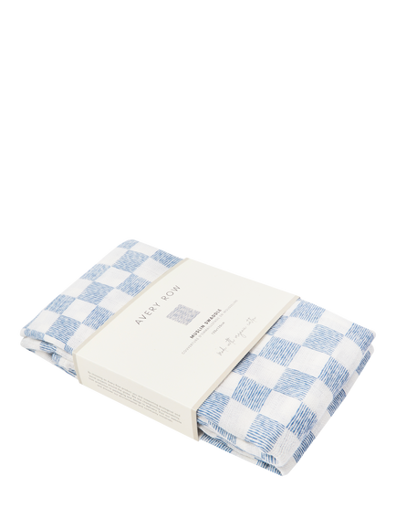 Avery Row Muslin Swaddle, Coastline - view 2, Coastline