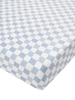 Avery Row Cotbed Fitted Sheet, Coastline, Coastline