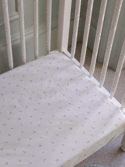 Avery Row Cotbed Fitted Sheet, Nettle Scatter - view 2, Nettle Scatter