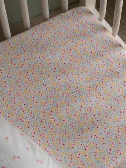 Avery Row Cotbed Fitted Sheet, Wildflower Garden - view 2, Wildflower Garden
