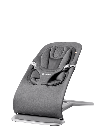 Ergobaby Evolve Baby Bouncer, Charcoal Grey