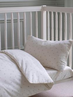 Avery Row Nettle Scatter Duvet Cover & Pillowcase Set, Cotbed - view 2, Nettle Scatter