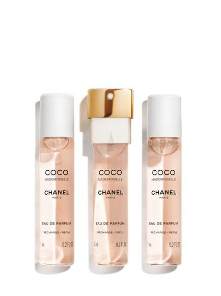 CHANEL Coco Mademoiselle Twist and Spray Refill Set Eau de Parfum, 3 x 7ml, 