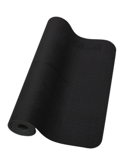 Casall Yoga Mat Position 4mm, Black, Black/Grey