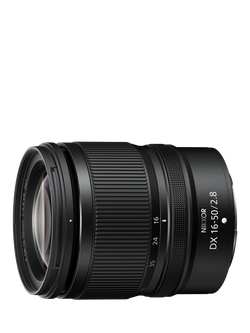 Nikon Z NIKKOR DX 16-50mm f/2.8 VR Zoom Lens, Black, Black