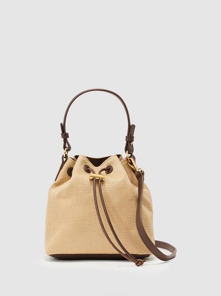 Reiss Evie Bucket Bag, Natural, Natural